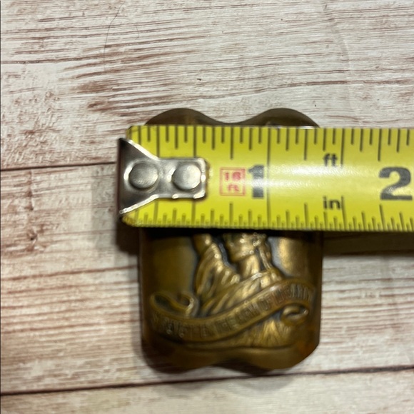 Vintage Boy Scouts Bronze Liberty Belt Buckle - Picture 5 of 5
